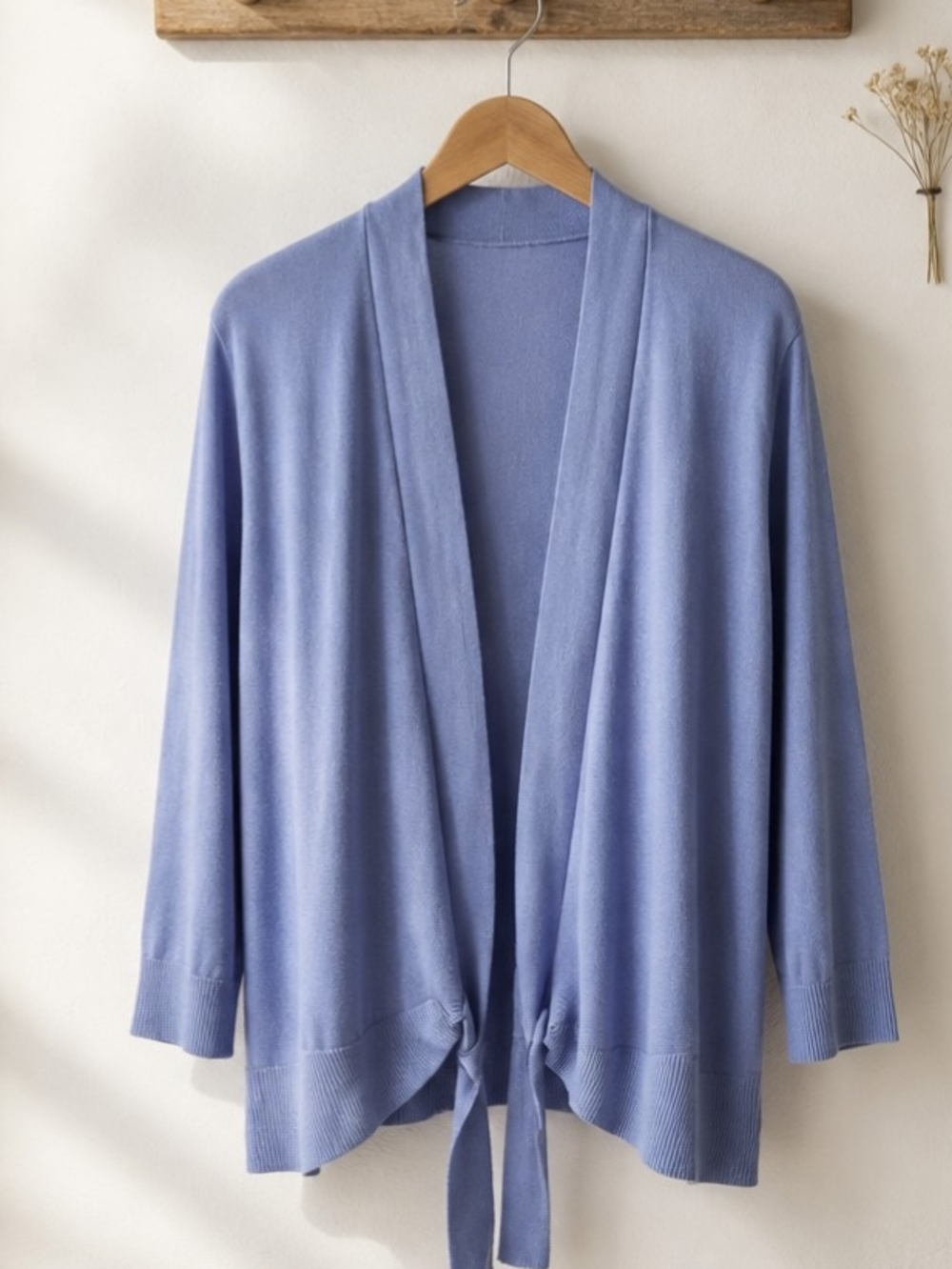 Verve Ami Periwinkle Tie-Front Women's Cardigan